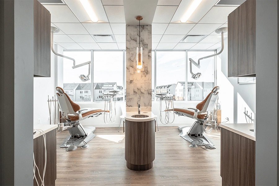 State-of-the-art dental treatment room with advanced equipment